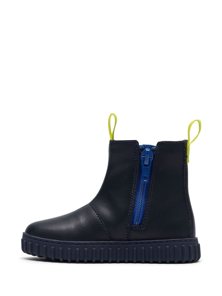 Clarks Blue Cove Chelsea Boots - Image 2 of 6