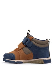 Clarks Blue Toddler Steggy 2 Play Leather Dinosaur Boots - Image 2 of 6
