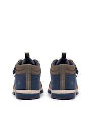 Clarks Blue Toddler Steggy 2 Play Leather Dinosaur Boots - Image 5 of 6