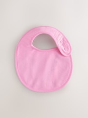 Pink Baby Bib 5 Pack - Image 3 of 8
