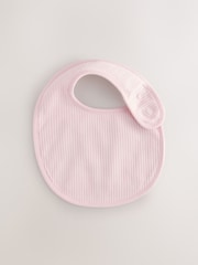 Pink Baby Bib 5 Pack - Image 4 of 8