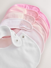 Pink Baby Bib 5 Pack - Image 7 of 8