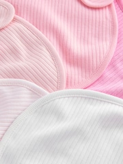 Pink Baby Bib 5 Pack - Image 8 of 8