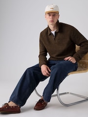 Levi's® Collared Half Zip Knitted Jumper - Bild 3 von 6