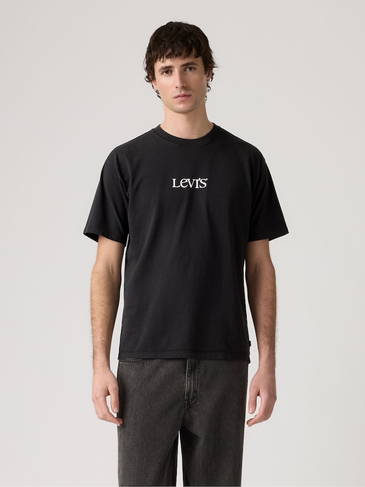 Levi's® Black Relaxed Fit Graphic T-Shirt - Image 1 of 5