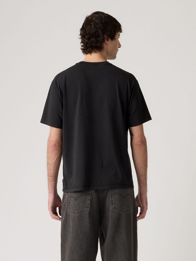 Levi's® Black Relaxed Fit Graphic T-Shirt - Image 2 of 5