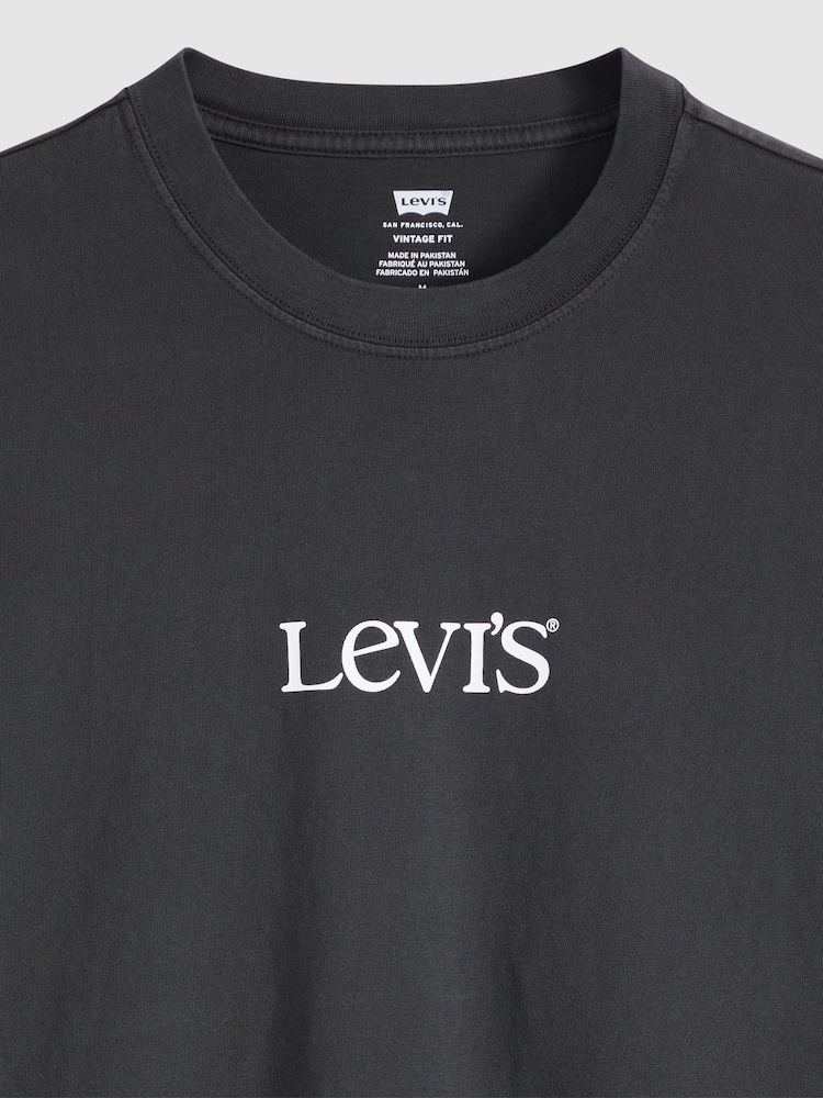 Levi's® Black Relaxed Fit Graphic T-Shirt - Image 5 of 5