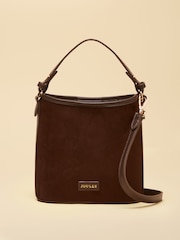 Joules Chocolate Brown Bucket Bag - Image 1 of 9