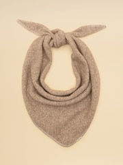 Joules Kendra Oatmeal Triangle Scarf - Image 1 of 6