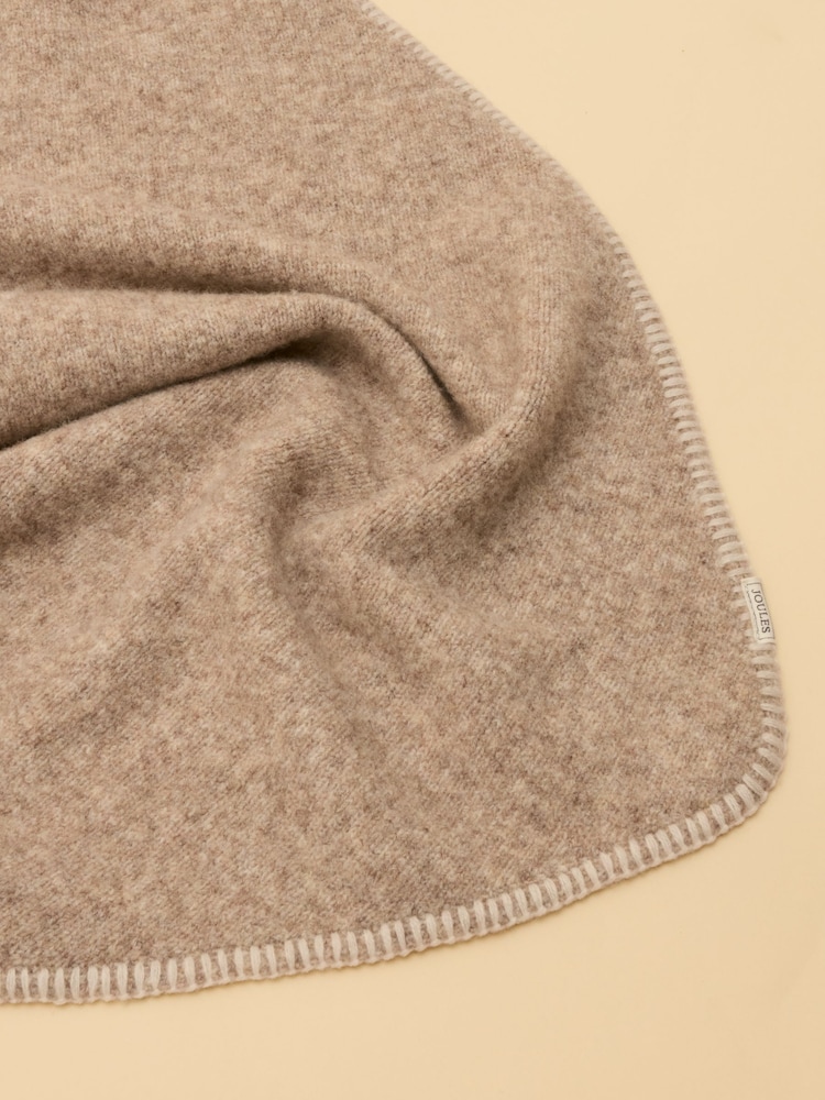Joules Kendra Oatmeal Triangle Scarf - Image 6 of 6 Joules Kendra Oatmeal Triangle Scarf - Image 6 of 6