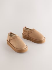 Tan Brown Shoot Slippers - Image 1 of 5