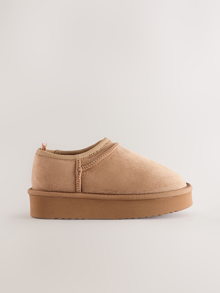 Tan Brown Shoot Slippers - Image 2 of 5 Tan Brown Shoot Slippers - Image 2 of 5
