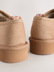Tan Brown Shoot Slippers - Image 3 of 5
