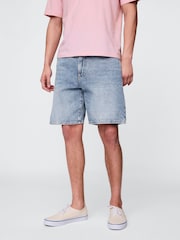 Gap Light Wash 90s Loose Denim Shorts - Image 1 of 5