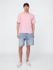 Gap Light Wash 90s Loose Denim Shorts - Image 3 of 5