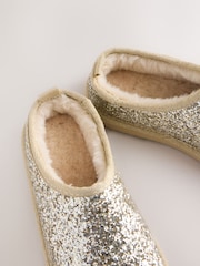 Gold Glitter Shoot Slippers - Image 3 of 5