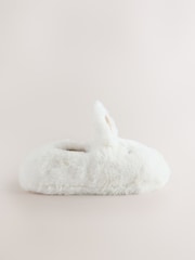 White Bunny Character Mule Slippers - Image 2 of 5