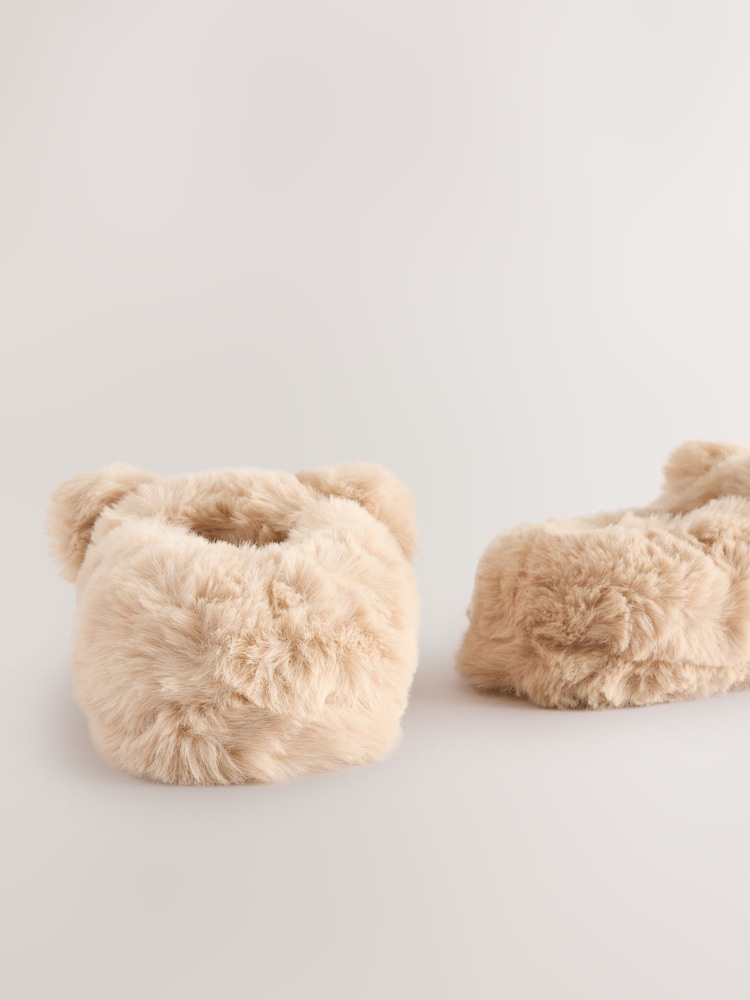 Brown Bear Character Mule Slippers - Image 5 of 5