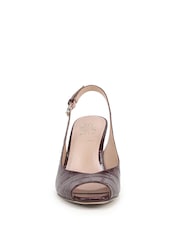 Naturalizer Red Naturalizer Alexa Smokey Sangria Slingback Stiletto Heel Shoes - Image 4 of 7