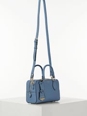 Blau - Luella Grey Lilian Barrel Cross-Body Bag - Bild 1 von 4