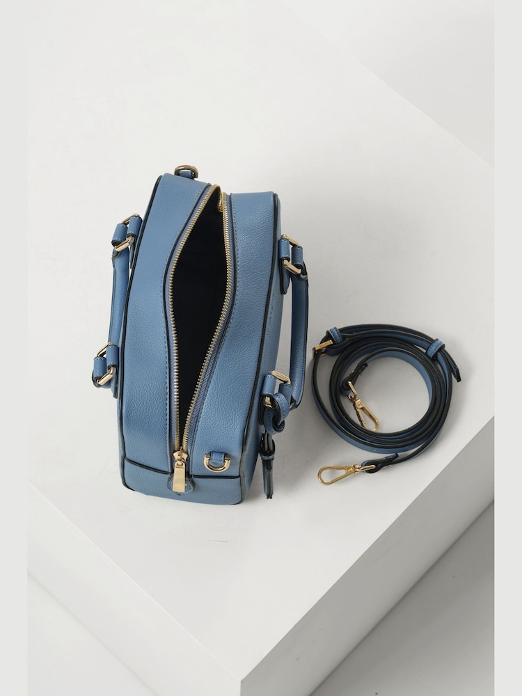 Blau - Luella Grey Lilian Barrel Cross-Body Bag - Bild 4 von 4