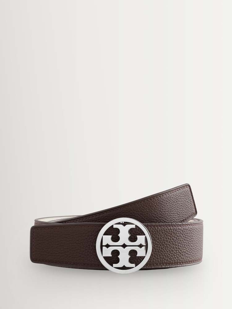 Tory Burch Brown 1.5" Miller Reversible Belt - Image 1 of 1