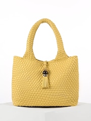 Желтый - большие сумка-тоут Luella Grey Saskia - Изображение 1 4