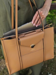 Luella Grey Darcy Laptop Black Tote Bag - Image 2 of 8