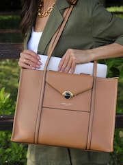 Luella Grey Darcy Laptop Black Tote Bag - Image 3 of 8