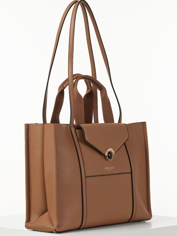 Luella Grey Darcy Laptop Black Tote Bag - Image 8 of 8