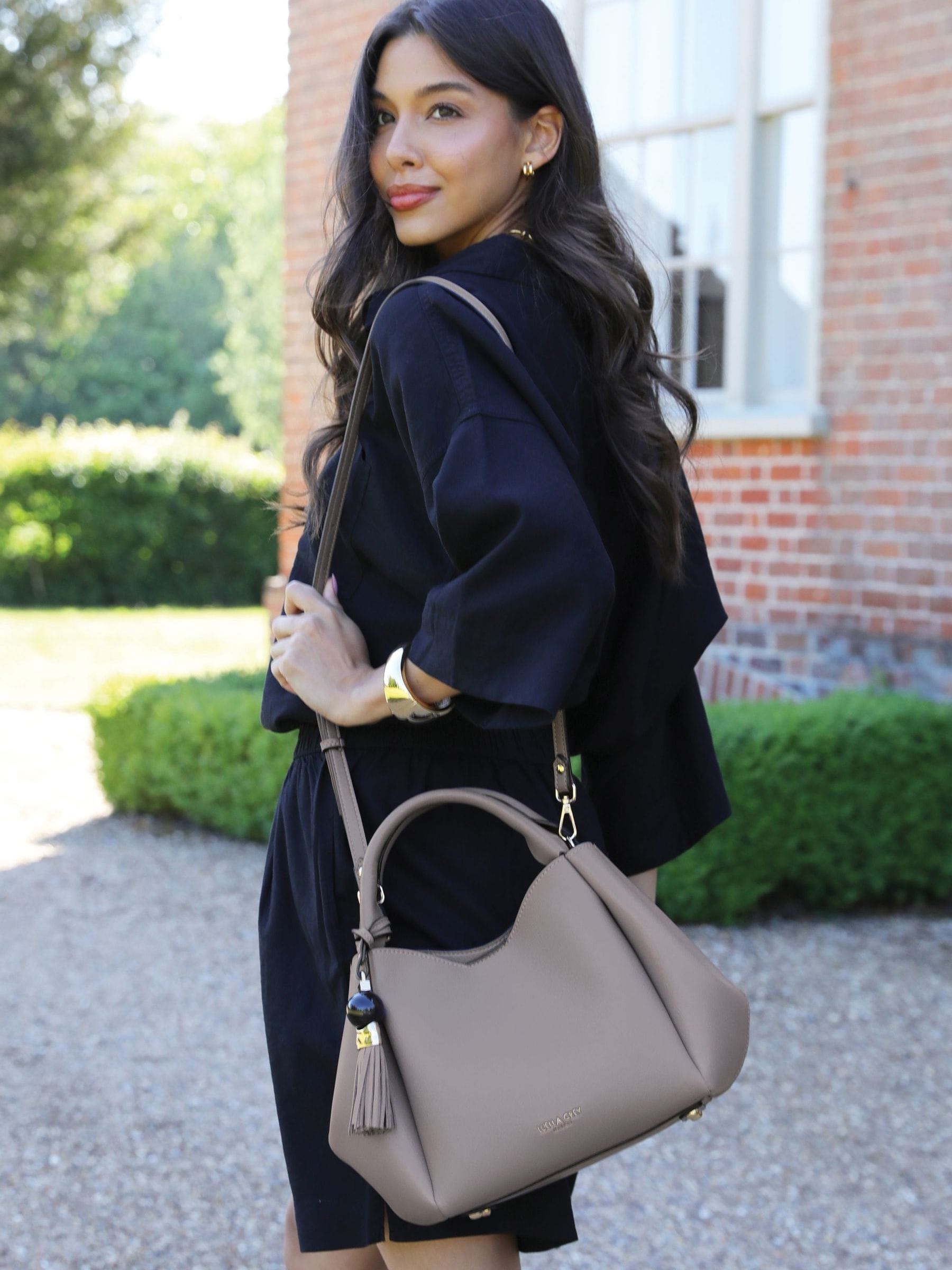 Luella Grey Women's 'Adele' Crossbody Bag in Taupe - Image 1