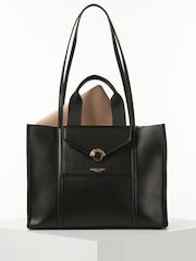 Luella Grey Darcy Laptop Black Tote Bag - Image 3 of 9