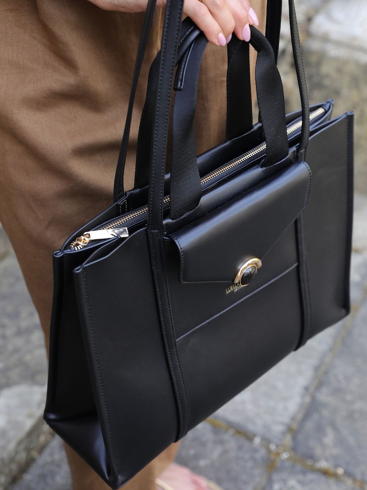Luella Grey Darcy Laptop Black Tote Bag - Image 9 of 9