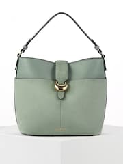 Zelená - Luella Grey Indra Bucket Crossbody taška - Obrázek 5 z 8