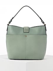 Zelená - Luella Grey Indra Bucket Crossbody taška - Obrázek 6 z 8