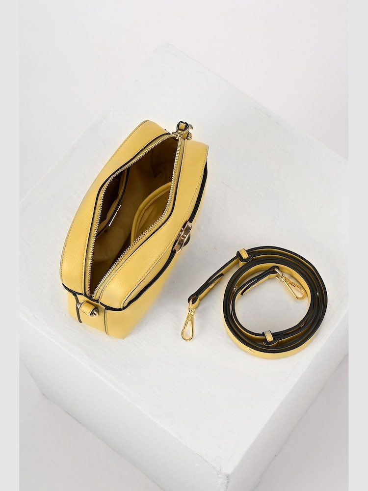 Luella Grey Yellow Sian Camera Cross-Body Bag - Image 5 of 5 Luella Grey Yellow Sian Camera Cross-Body Bag - Image 5 of 5