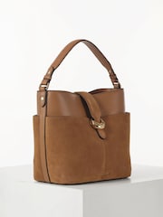 Luella Grey Indra Bucket Cross-Body Bag - Image 8 of 9