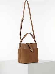Luella Grey Indra Bucket Cross-Body Bag - Image 9 of 9