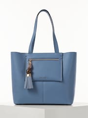 Luella Grey Catalina Cornflower Blue Casual Tote Bag With Pouch - Bild 1 von 1