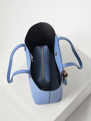 Luella Grey Catalina Cornflower Blue Casual Tote Bag With Pouch - Image 9 of 11