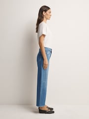 Paige Arellia Ankle 27" Barrell Leg Stoneview Jeans - Image 3 of 6