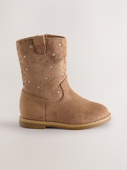 Estrella Tostado Marrón - Botas altas vaqueras - Imagen 2 de 5