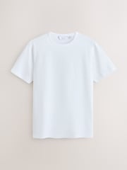 Alb - Slim Fit - Tricou Motionflex Soft - Imaginea 5 din 7