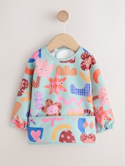 Stampy Flower Weaning And Feeding Sleeved Bib - Image 1 of 5