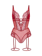 Hunkemoller Red Cordelie Body Bodies - Image 5 of 5