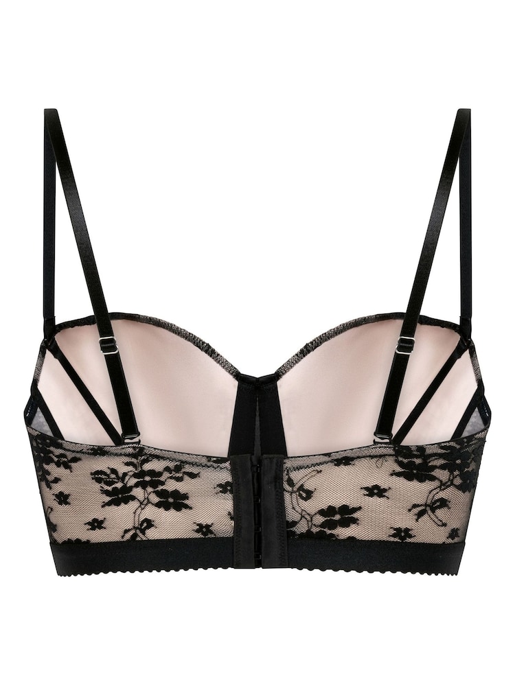 Hunkemoller Black Chelsey Padded Underwired Bra - Image 5 of 5 Hunkemoller Black Chelsey Padded Underwired Bra - Image 5 of 5