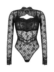 Hunkemoller Faith Black Body - Image 4 of 5