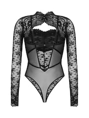 Hunkemoller Faith Black Body - Image 5 of 5