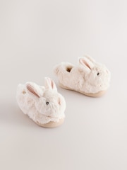Neutral Bunny Cupsole Slippers - Image 1 of 5