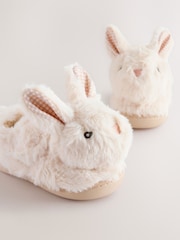 Neutral Bunny Cupsole Slippers - Image 4 of 5